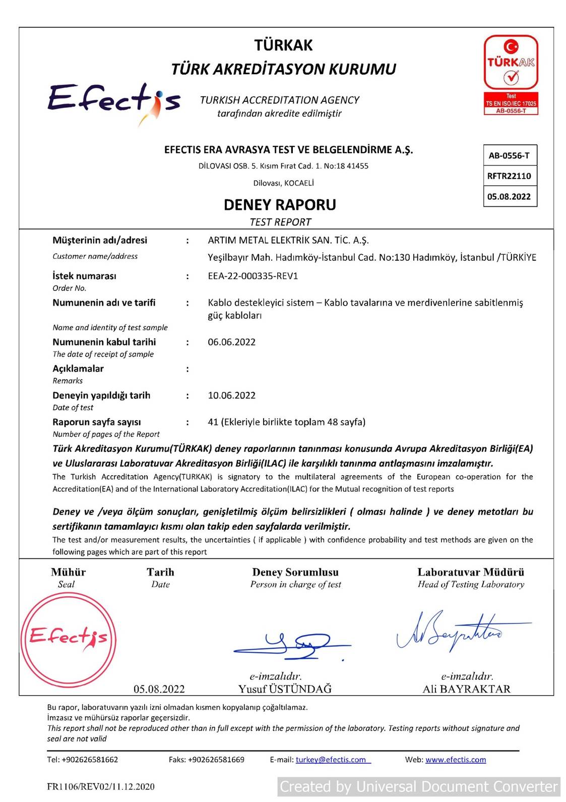 TS EN ISO/IEC 17025 